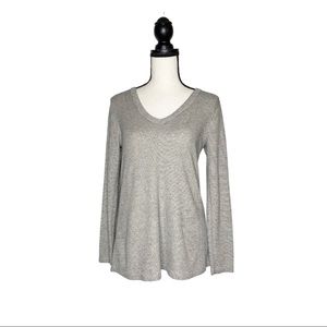 ANTHROPOLOGIE Lilla P Long Sleeve Top Button Back
